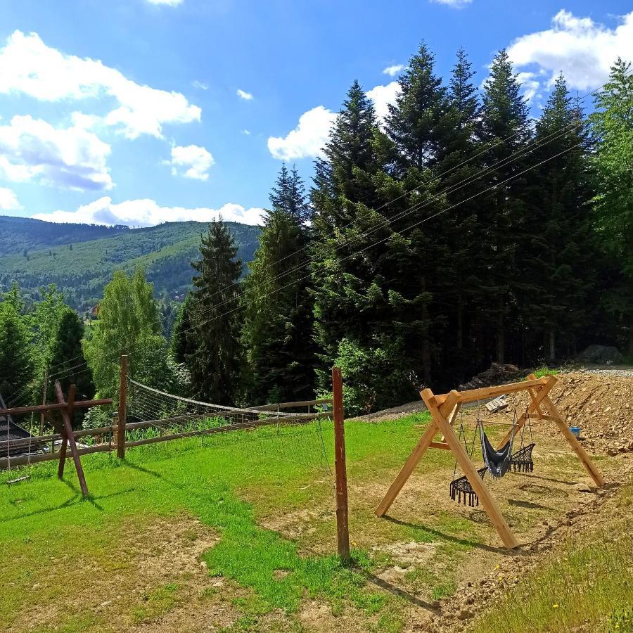 Villa Zawoja Nad Korona Z Jacuzzi Esterno foto