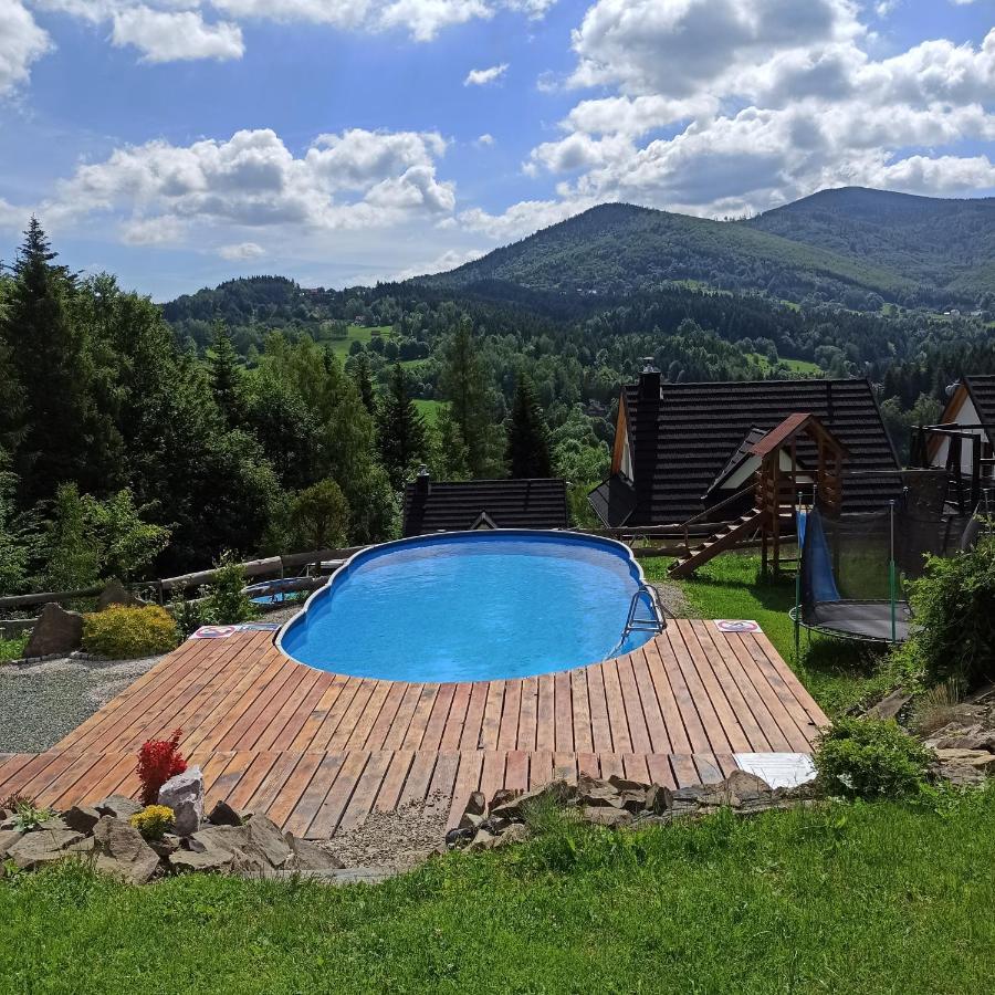 Villa Zawoja Nad Korona Z Jacuzzi Esterno foto