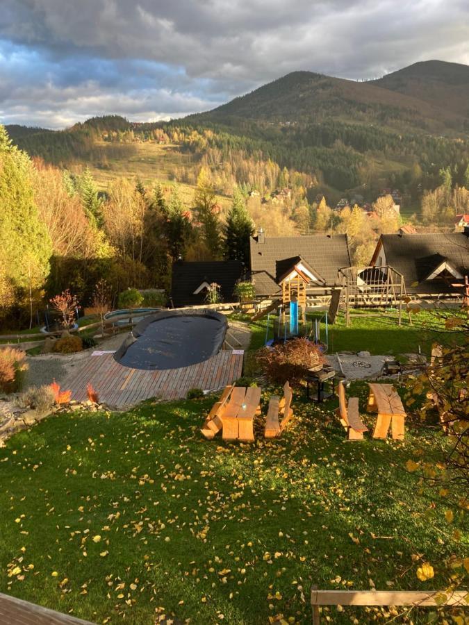 Villa Zawoja Nad Korona Z Jacuzzi Esterno foto