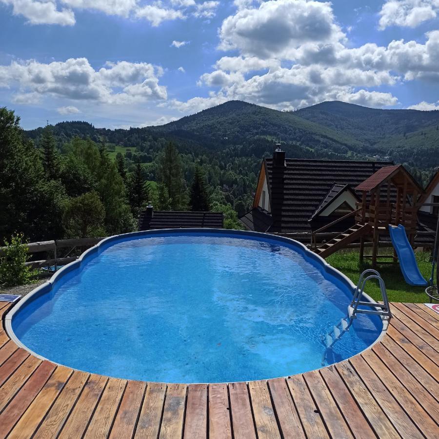 Villa Zawoja Nad Korona Z Jacuzzi Esterno foto