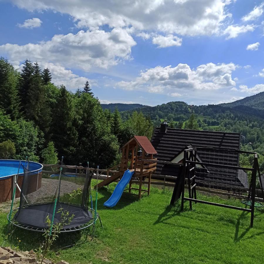 Villa Zawoja Nad Korona Z Jacuzzi Esterno foto
