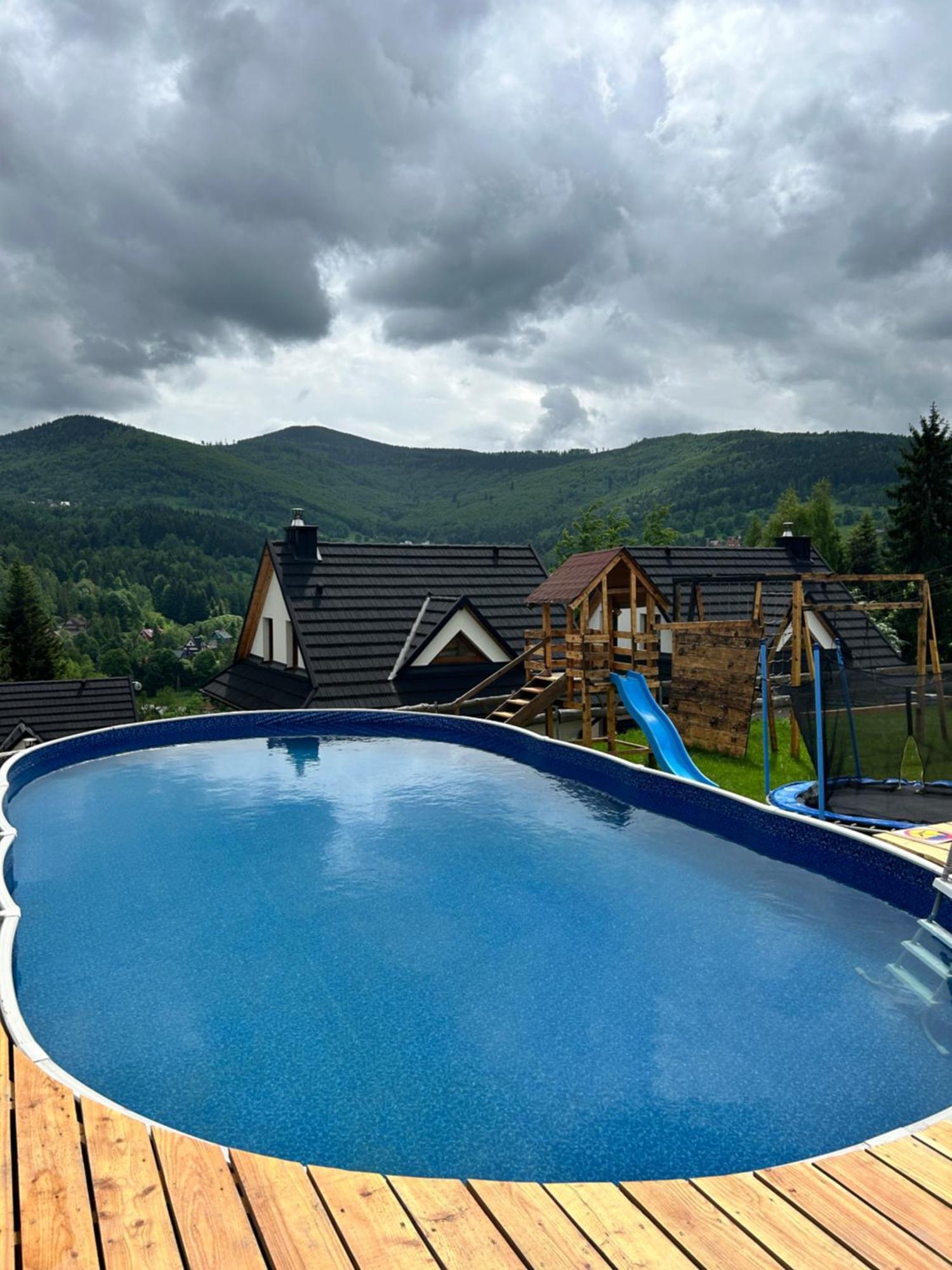 Villa Zawoja Nad Korona Z Jacuzzi Esterno foto